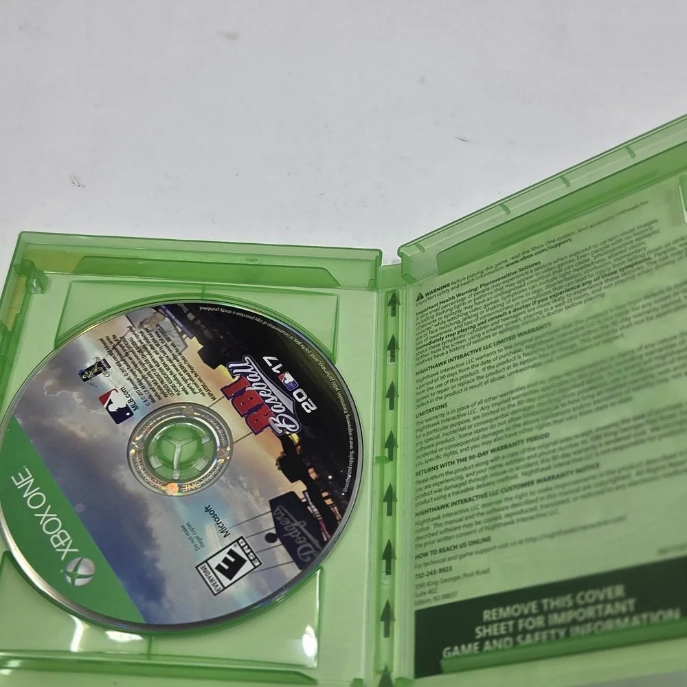 RBI Baseball 2017 Xbox One 17 Microsoft MLB Sports Video Game CIB Tested